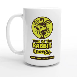Year Of The Rabbit Energy — 15oz coffee mug, other side
