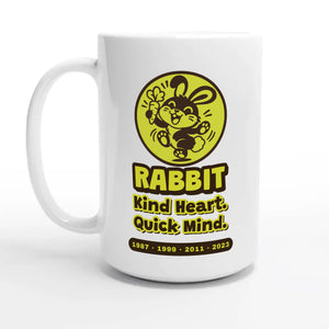 Rabbit • Kind Heart. Quick Mind — 15oz coffee mug, other side