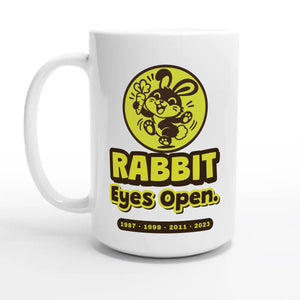 Rabbit • Eyes Open — 15oz coffee mug, other side