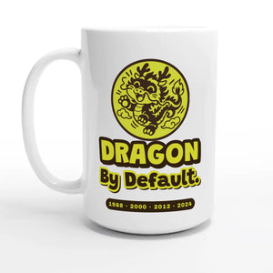 Dragon • By Default — 15oz coffee mug, other side