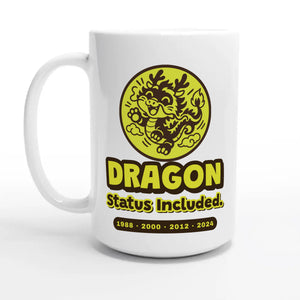 Dragon • Status Included — 15oz coffee mug, other side