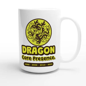 Dragon • Core Presence — cute 15oz white coffee mug