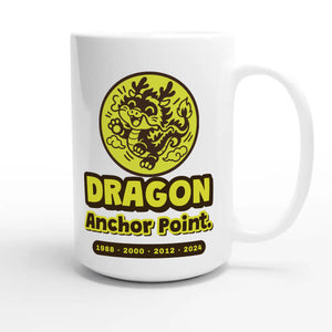 Dragon • Anchor Point — cute 15oz white coffee mug