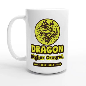 Dragon • Higher Ground — 15oz coffee mug, other side