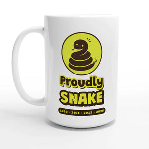 Proudly Snake — 15oz coffee mug, other side