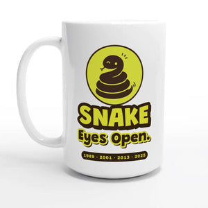 Snake • Eyes Open — 15oz coffee mug, other side