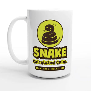 Snake • Calculated Calm — 15oz coffee mug, other side