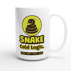 Snake • Cold Logic — cute 15oz white coffee mug