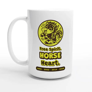 Free Spirit. Horse Heart — 15oz coffee mug, other side