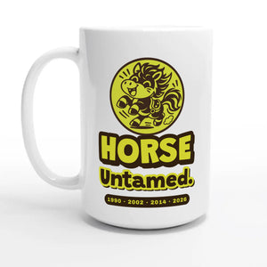 Horse • Untamed — 15oz coffee mug, other side