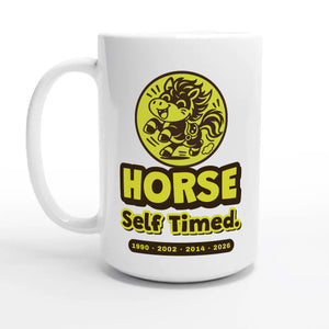 Horse • Self Timed — 15oz coffee mug, other side