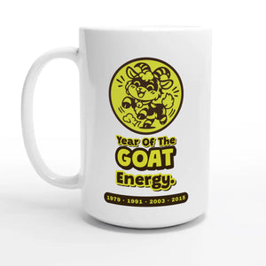 Year Of The Goat Energy — 15oz coffee mug, other side