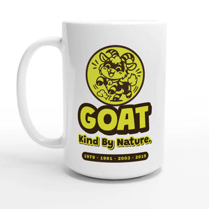 Goat • Kind By Nature — 15oz coffee mug, other side