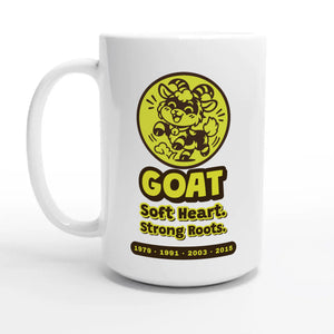 Goat • Soft Heart. Strong Roots — 15oz coffee mug, other side