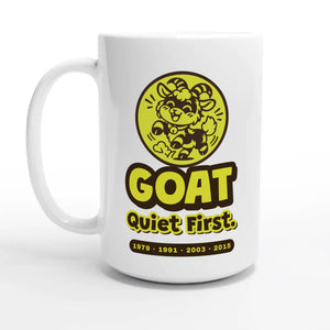 Goat • Quiet First — 15oz coffee mug, other side