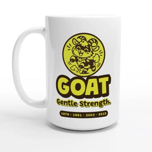 Goat • Gentle Strength — 15oz coffee mug, other side