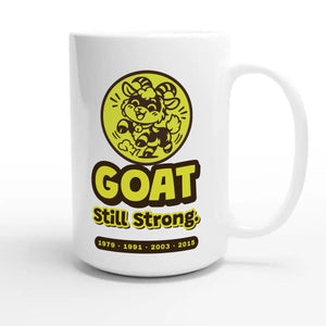 Goat • Still Strong — cute 15oz white coffee mug