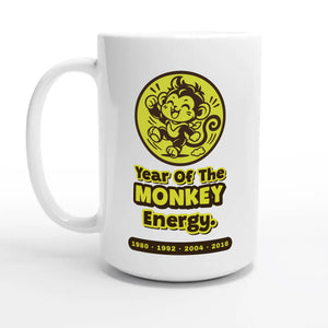 Year Of The Monkey Energy — 15oz coffee mug, other side