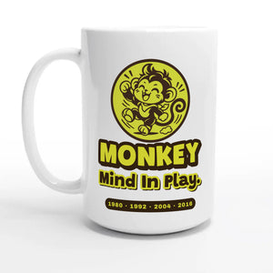 Monkey • Mind In Play — 15oz coffee mug, other side