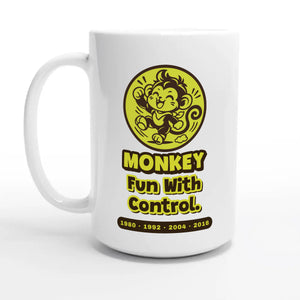 Monkey • Fun With Control — 15oz coffee mug, other side