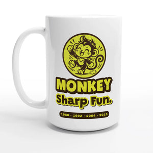 Monkey • Sharp Fun — 15oz coffee mug, other side