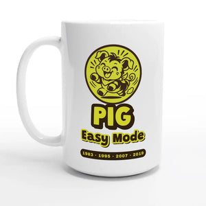 Pig • Easy Mode — 15oz coffee mug, other side