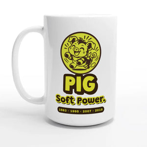 Pig • Soft Power — 15oz coffee mug, other side
