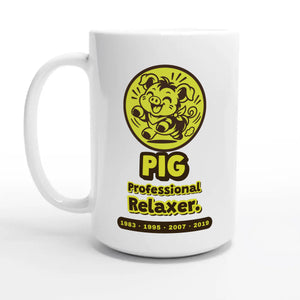 Pig • Professional Relaxer — 15oz coffee mug, other side